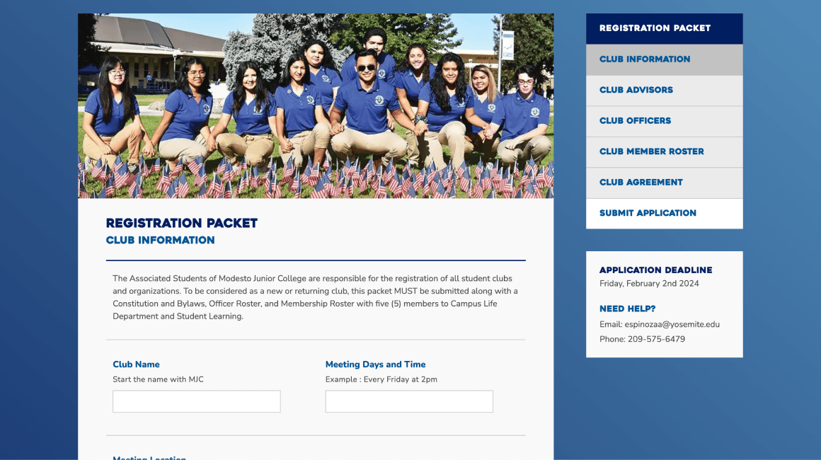 Club Website