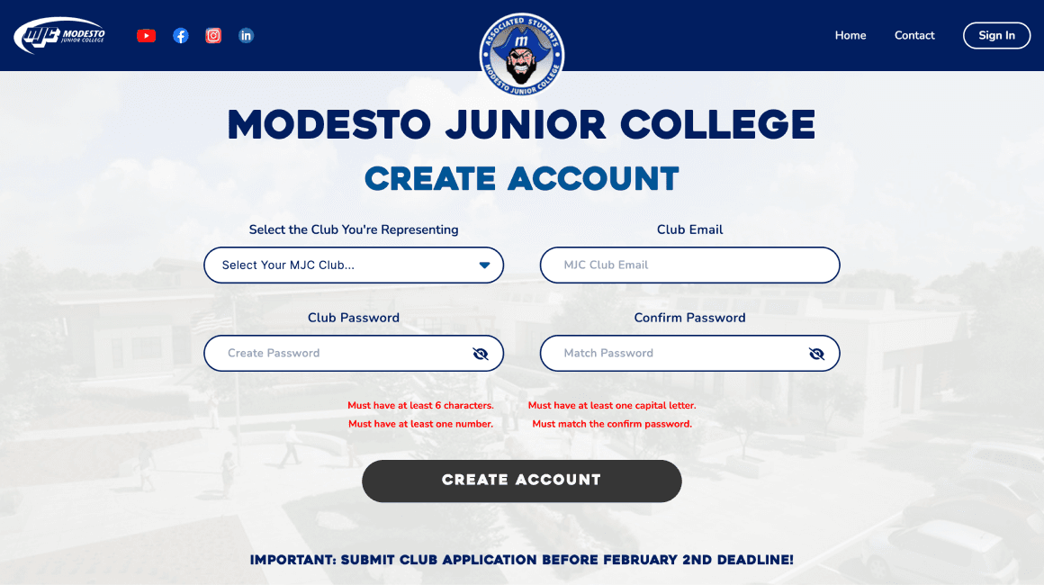 Club Website